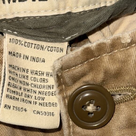 Abercrombie Y2K vintage af twill cargo pocket baggy shorts size 30 - Picture 6 of 8